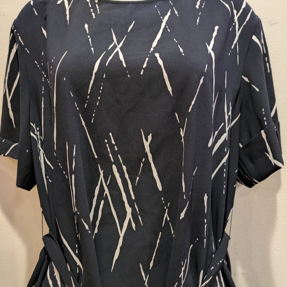 Halogen Black and White Women's Top Size M - Picture 3 of 5